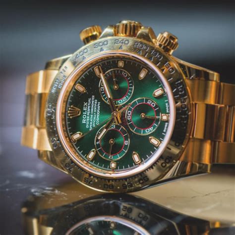 gold rolex with green face|Rolex green dial watch price.